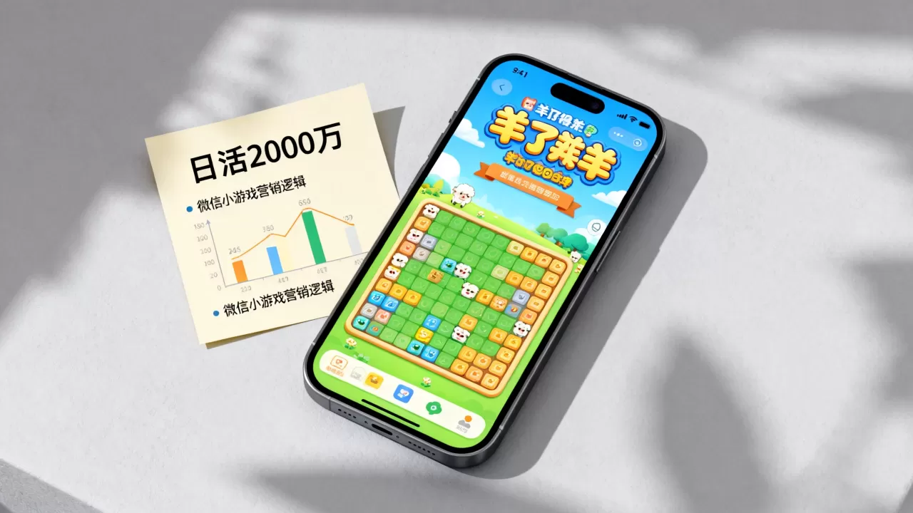 羊了个羊日活破2000万为何爆火？微信小游戏营销逻辑