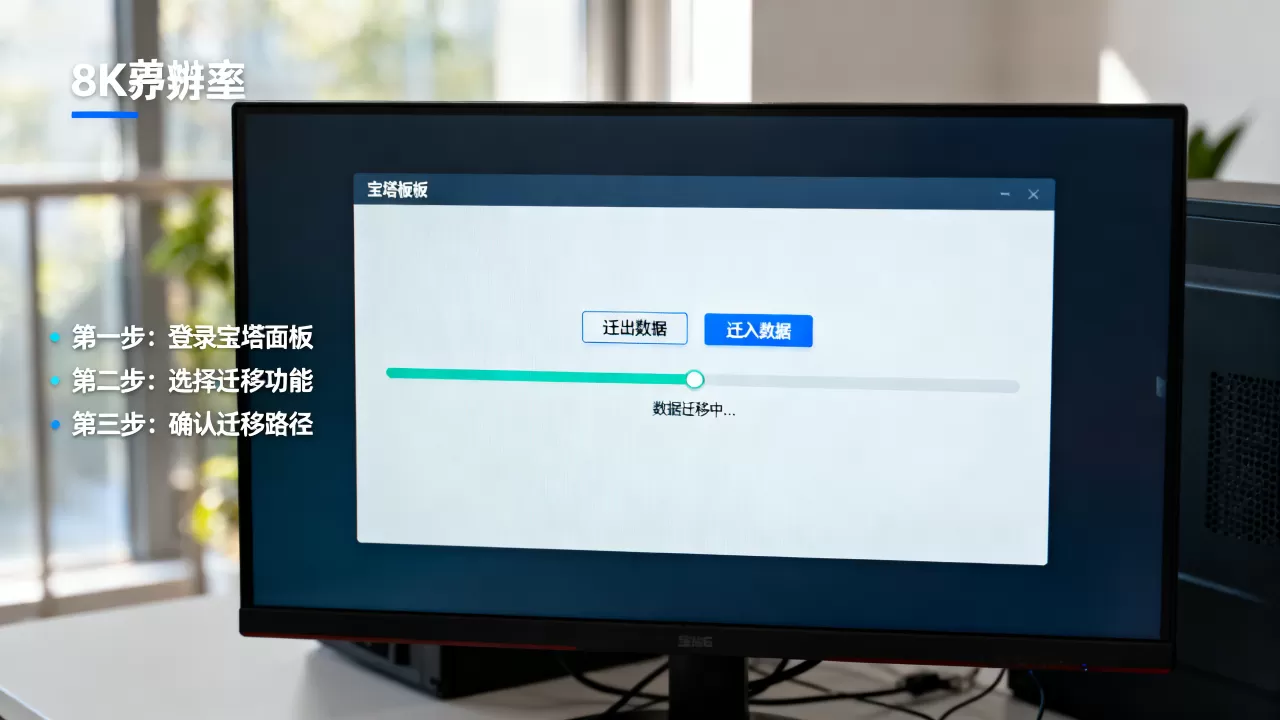 宝塔面板一键迁移数据图文教程（包括迁出或迁入数据）