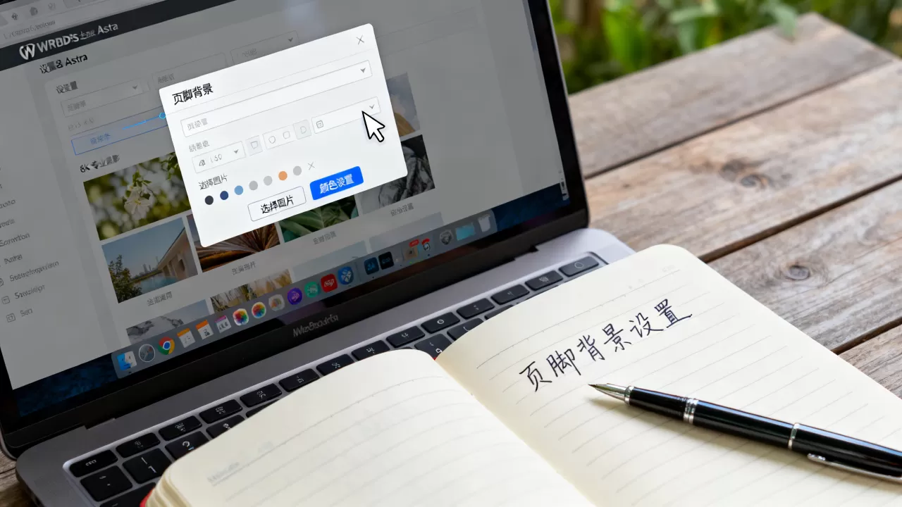 WordPress主题Astra设置页脚背景图文教程 WordPress主题Astra设置页脚背景图文教程