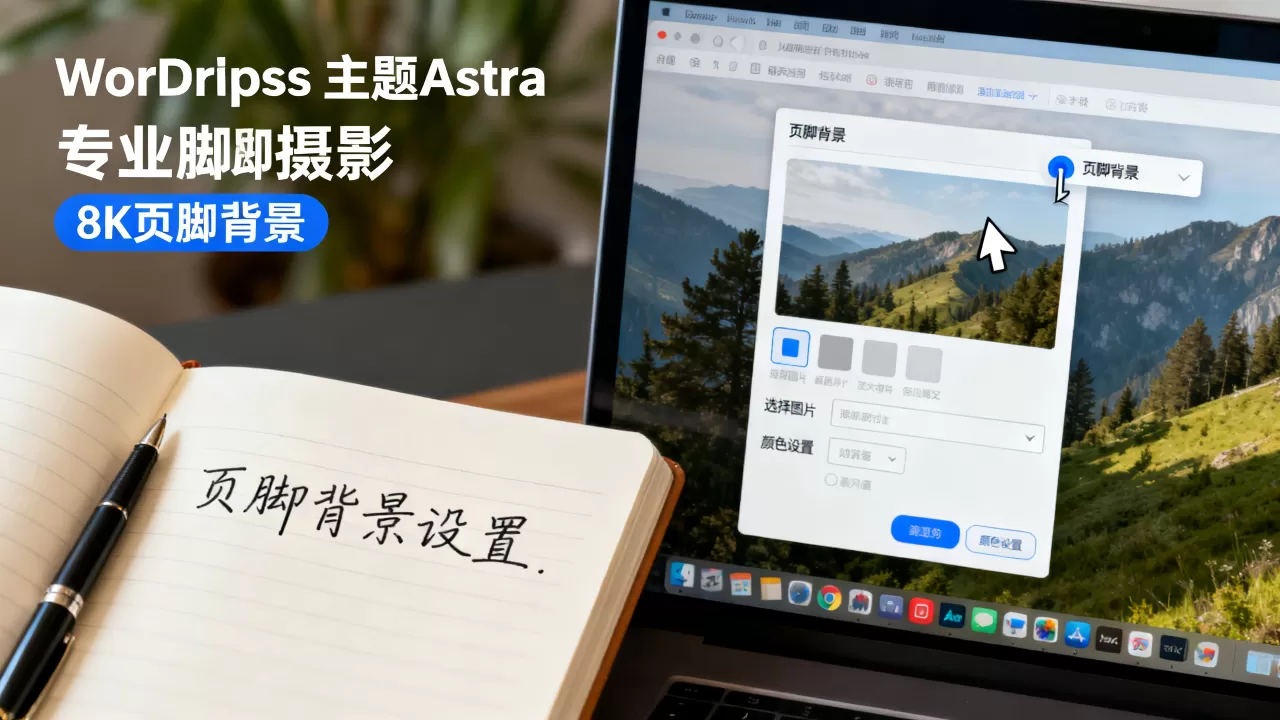 WordPress主题Astra设置页脚背景图文教程 WordPress主题Astra设置页脚背景图文教程