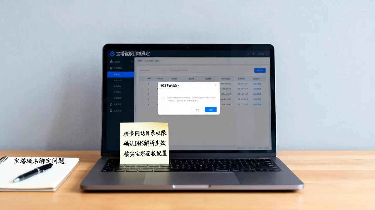 宝塔绑定域名后拒绝访问怎么解决?宝塔面板域名绑定403错误 宝塔绑定域名后拒绝访问怎么解决?宝塔面板域名绑定403错误