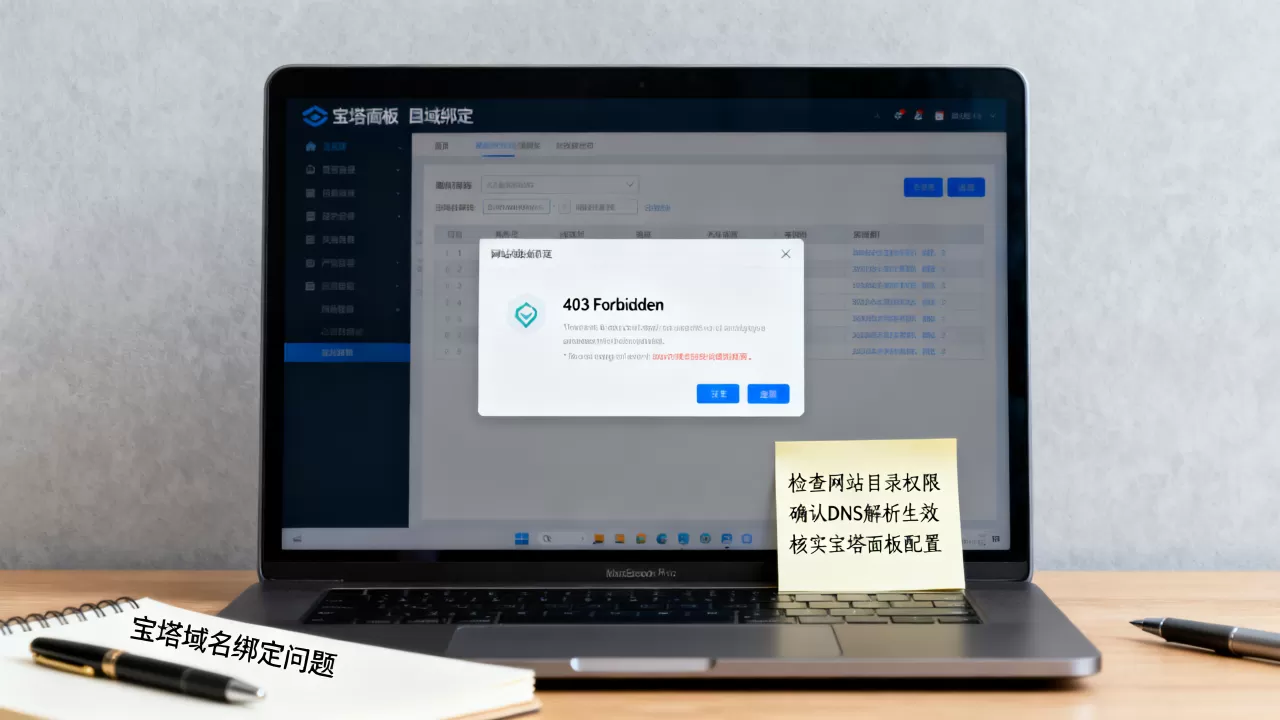宝塔绑定域名后拒绝访问怎么解决?宝塔面板域名绑定403错误 宝塔绑定域名后拒绝访问怎么解决?宝塔面板域名绑定403错误