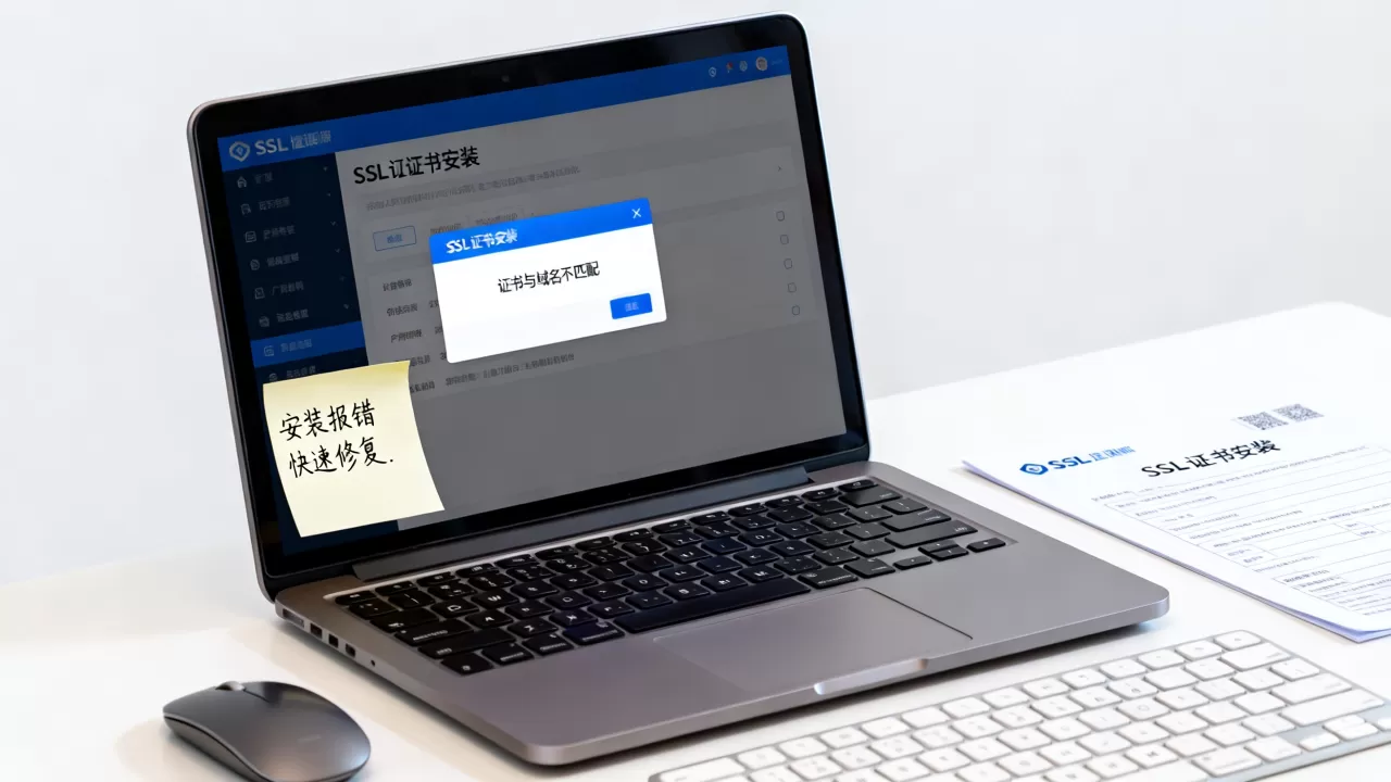 SSL证书与域名不匹配怎么解决?证书安装报错怎么快速修复 SSL证书与域名不匹配怎么解决?证书安装报错怎么快速修复