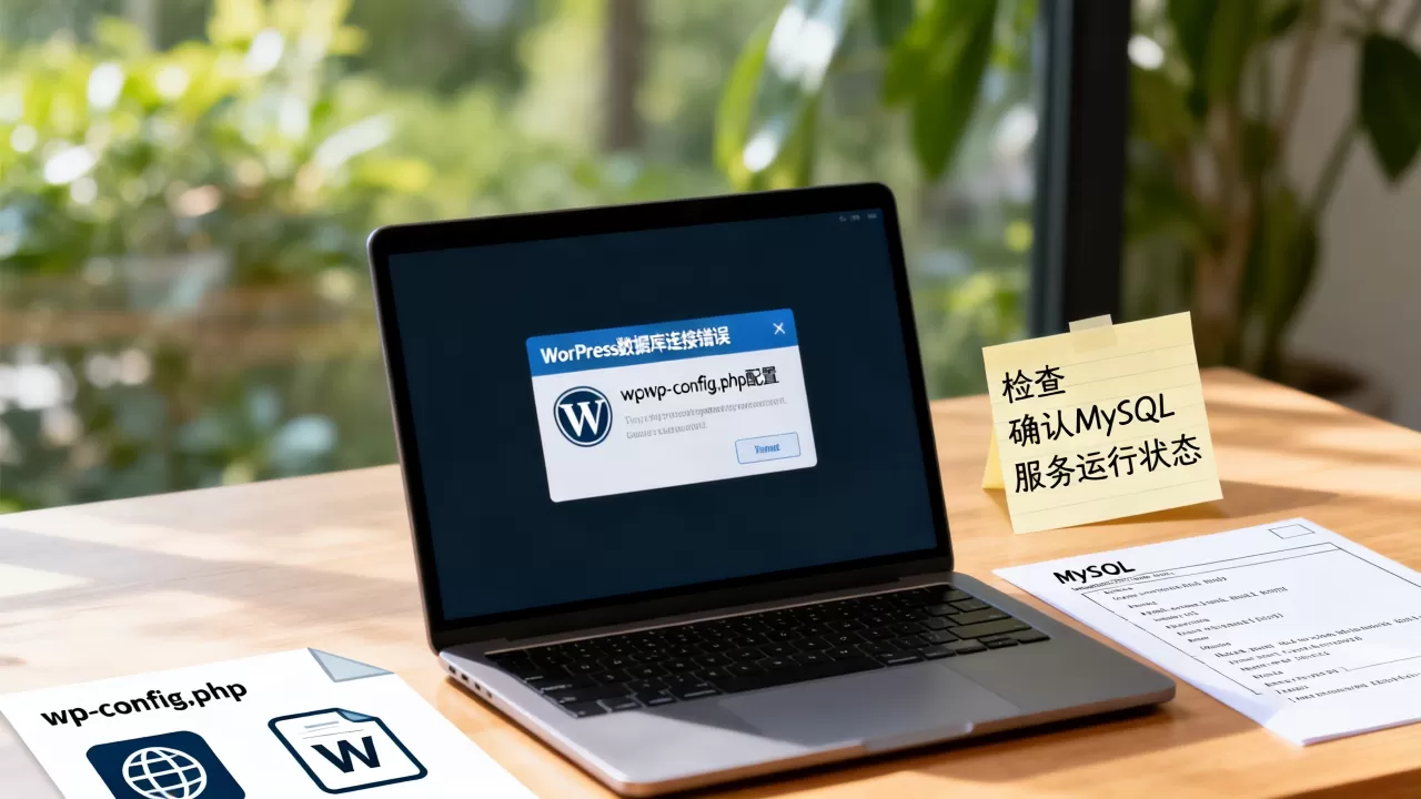 WordPress数据库连接出错怎么办？wp数据库连接错误解决方法