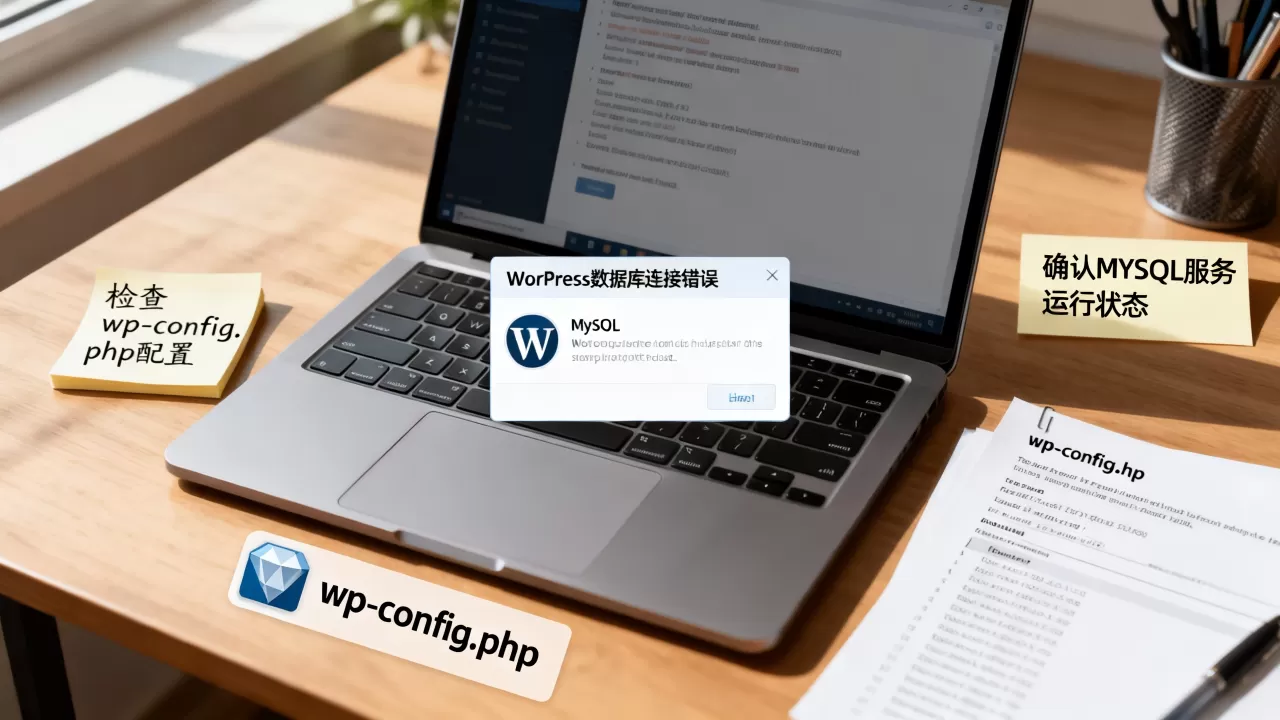 WordPress数据库连接出错怎么办？wp数据库连接错误解决方法
