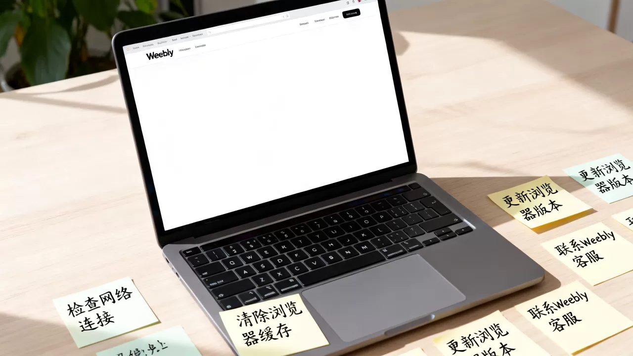 Weebly页面打开为何是空白？Weebly网站显示空白怎么解决