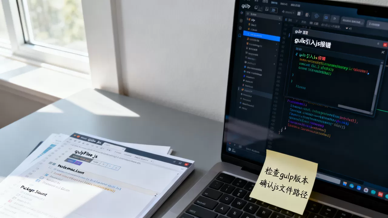 gulp引入js报错怎么办？gulp打包js文件配置教程