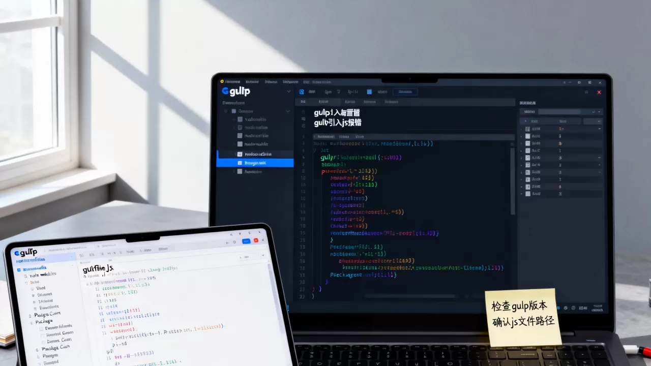 gulp引入js报错怎么办？gulp打包js文件配置教程