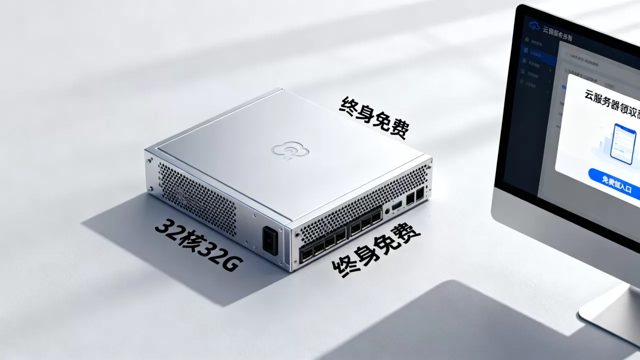 三丰云32核32G终身免费云服务器怎么领？云服务器免费领入口