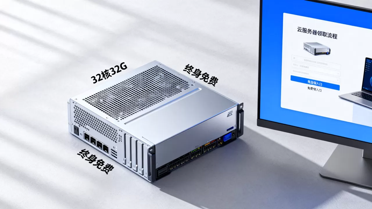 三丰云32核32G终身免费云服务器怎么领？云服务器免费领入口