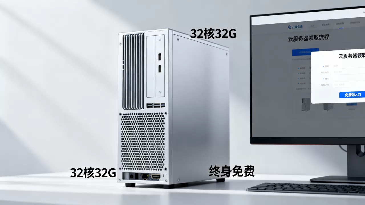 三丰云32核32G终身免费云服务器怎么领？云服务器免费领入口