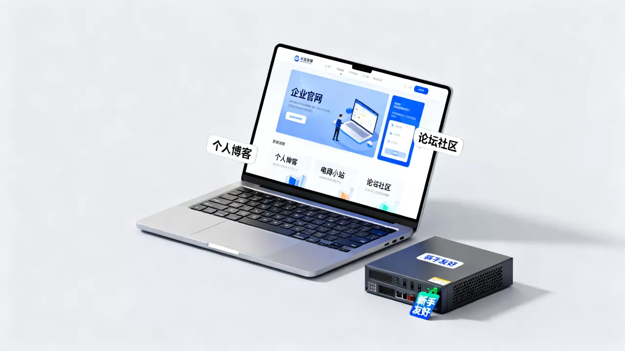 共享虚拟主机普惠版能搭建什么网站？适合新手建站吗