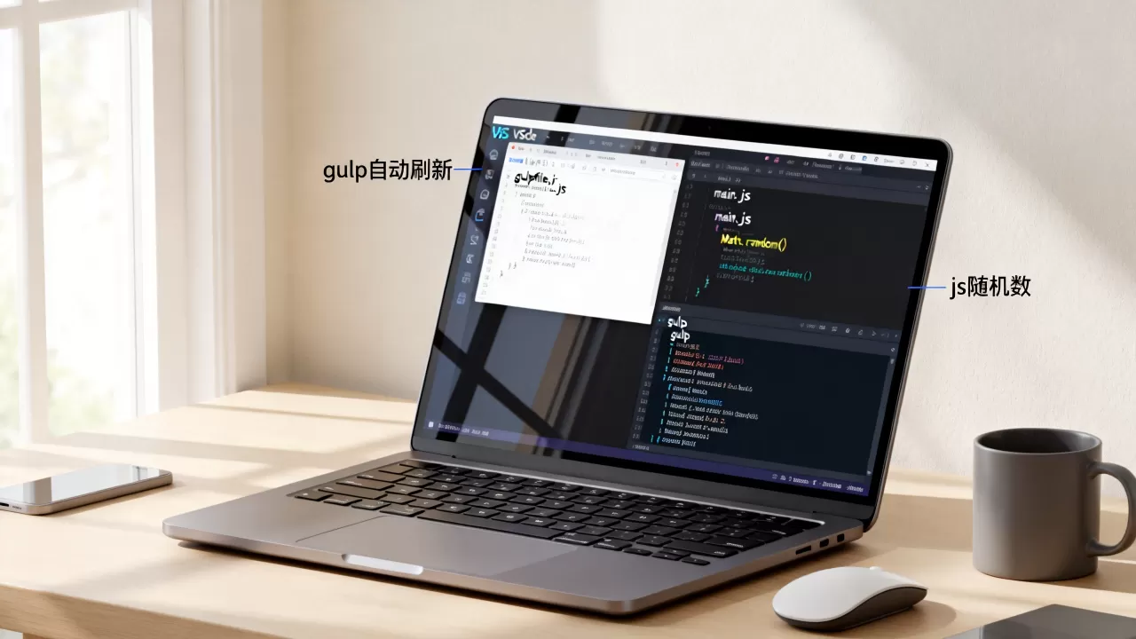 gulp给js加随机数怎么操作？gulp自动刷新页面