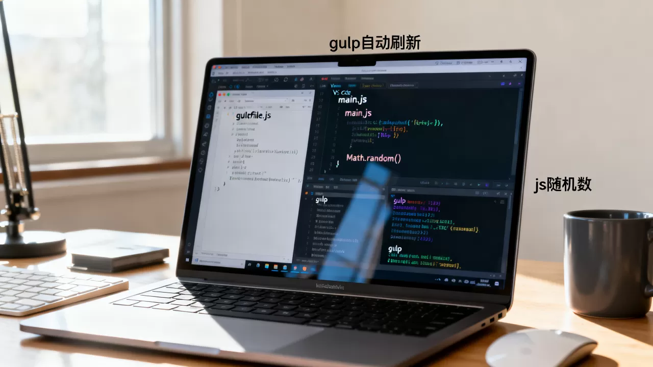gulp给js加随机数怎么操作？gulp自动刷新页面
