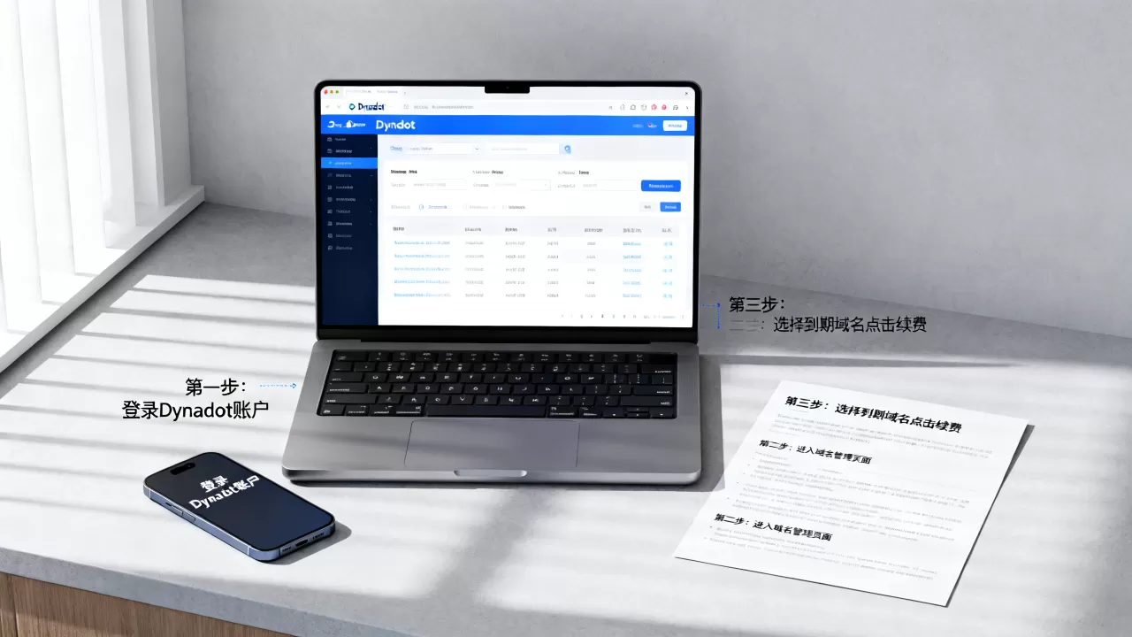 Dynadot域名到期怎么续费？域名到期续费流程