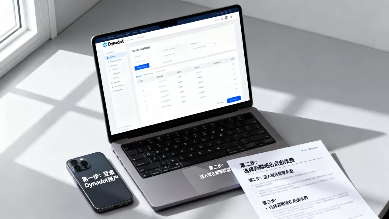 Dynadot域名到期怎么续费？域名到期续费流程