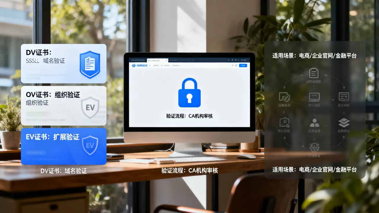 SSL证书有哪些类型？如何选购适合网站的SSL证书