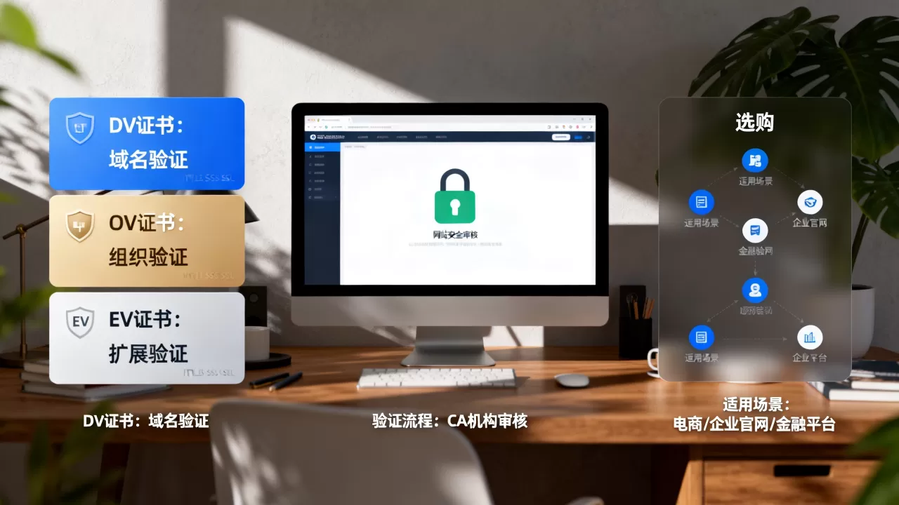 SSL证书有哪些类型？如何选购适合网站的SSL证书