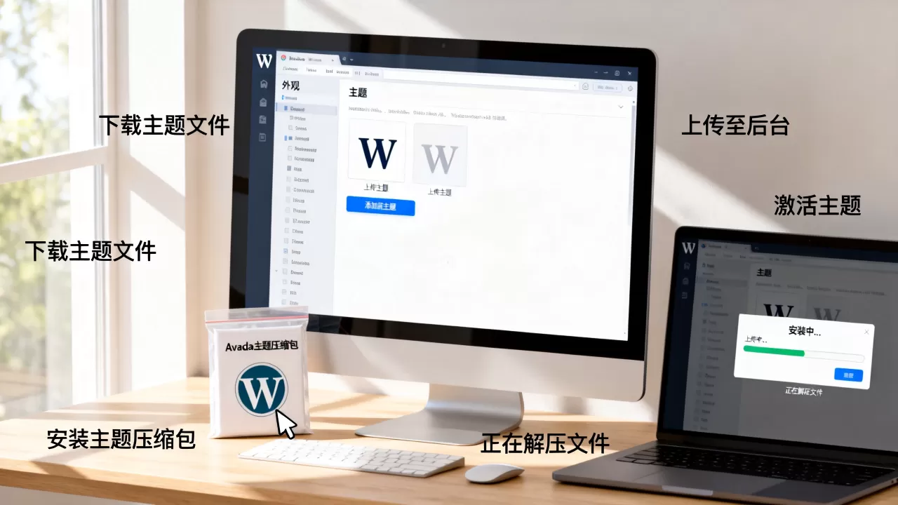 WordPress如何安装Avada主题？WordPress安装Avada主题图文教程
