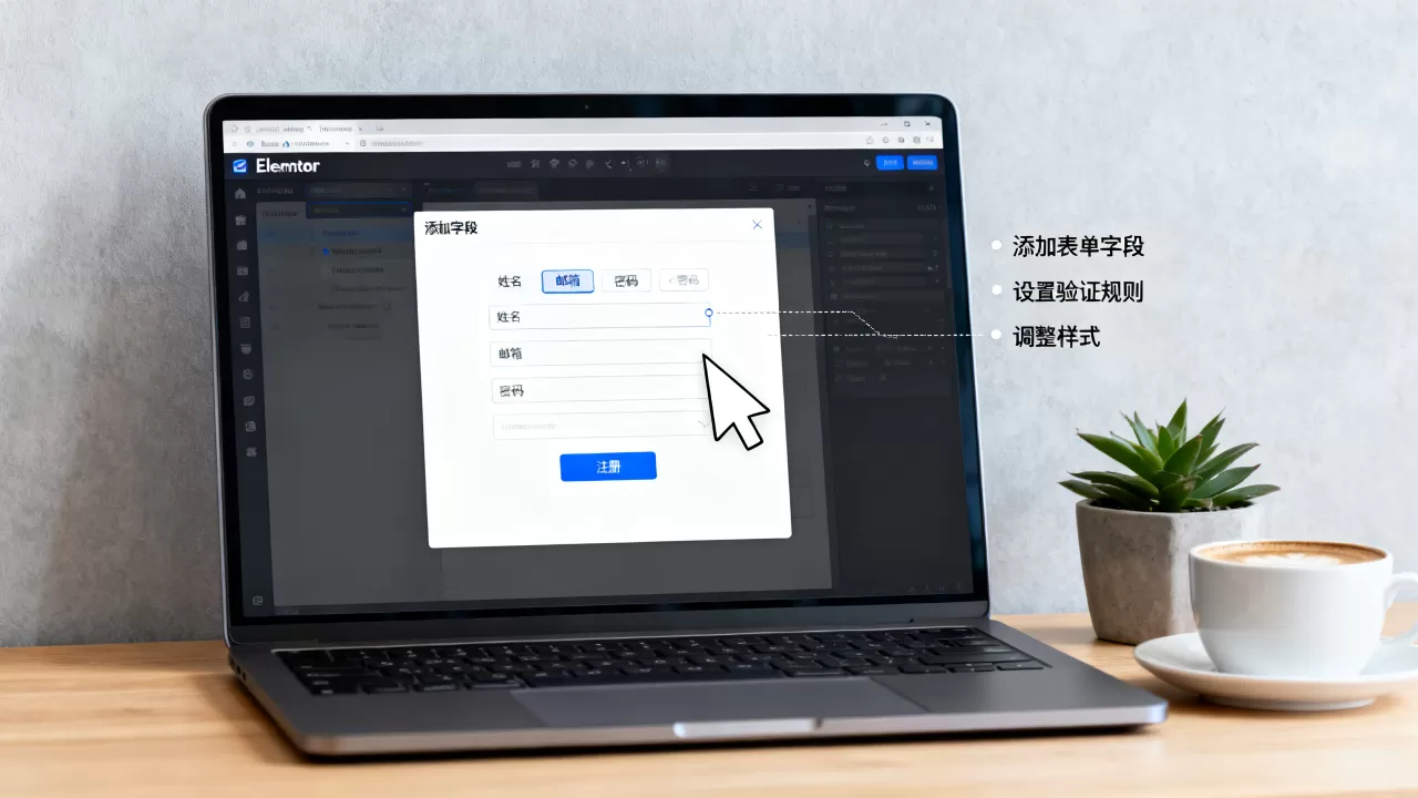 如何用Elementor创建用户注册表单？Elementor制作注册表单详细教程