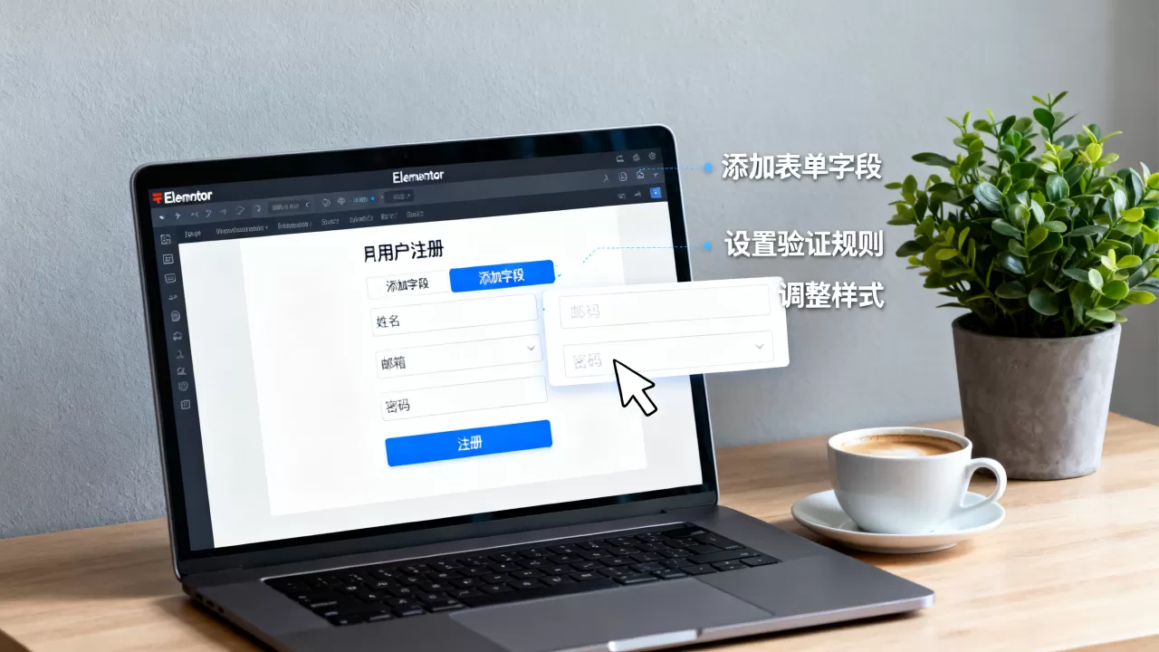 如何用Elementor创建用户注册表单？Elementor制作注册表单详细教程