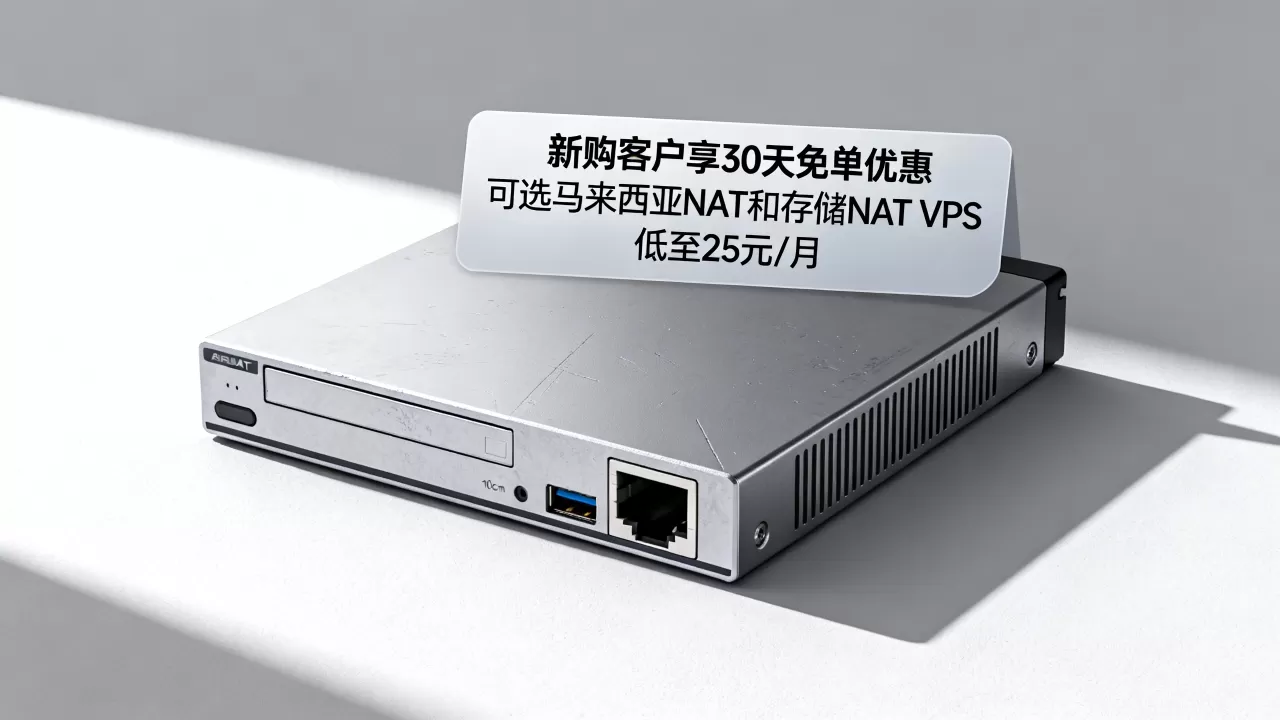 Nat ReCloud:新购客户享30天免单优惠,可选马来西亚NAT和马来西亚存储NAT VPS,低至25元/月! Nat ReCloud:新购客户享30天免单优惠,可选马来西亚NAT和马来西亚存储NAT VPS,低至25元/月!