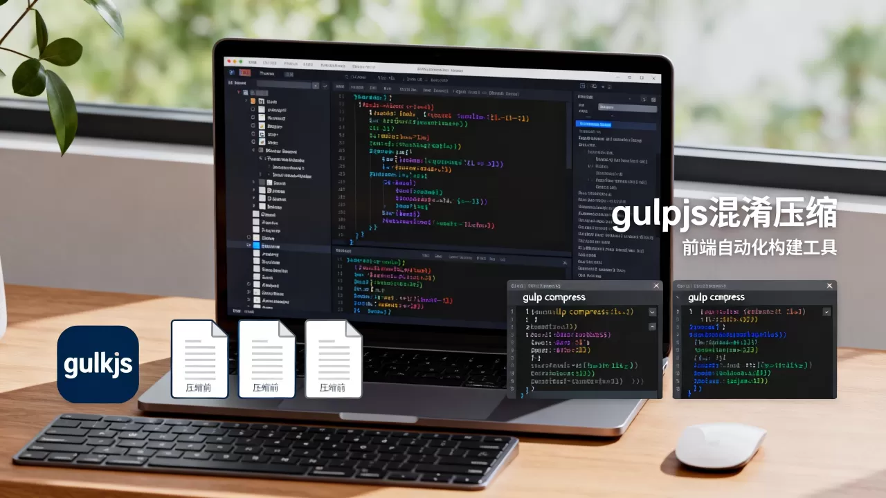 gulpjs混淆压缩怎么做？前端自动化构建工具教程