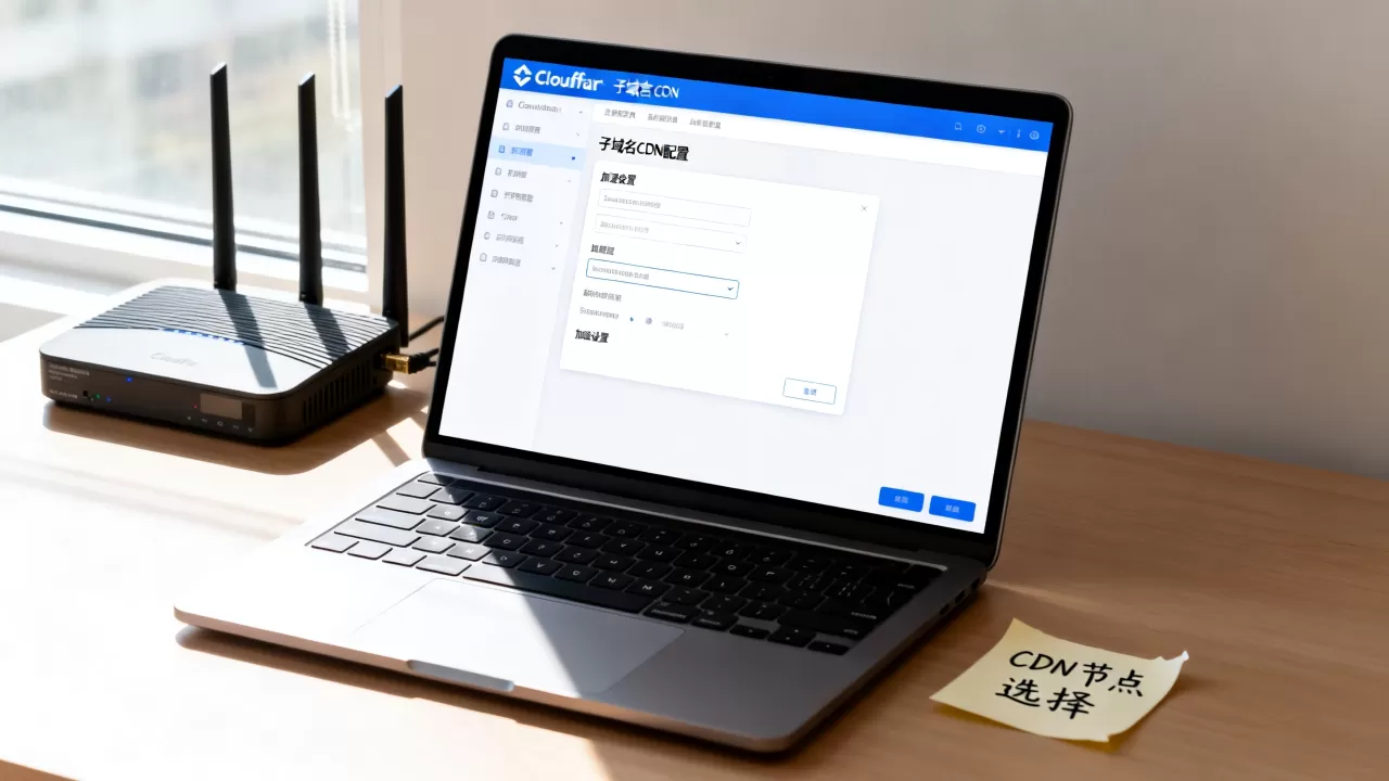 Cloudflare子域名CDN怎么配置？如何设置子域名CDN加速