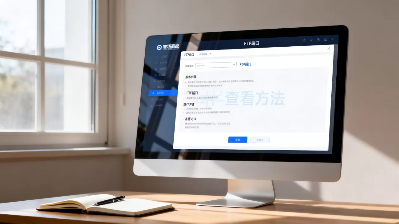 宝塔面板FTP端口怎么查看？宝塔面板FTP端口查看方法