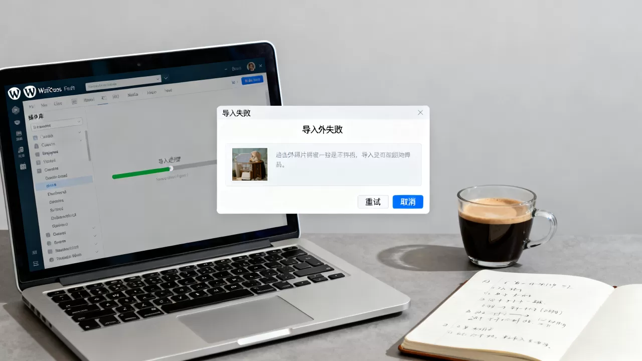 WordPress导入外部图片失败怎么办？WordPress导入外部图片教程