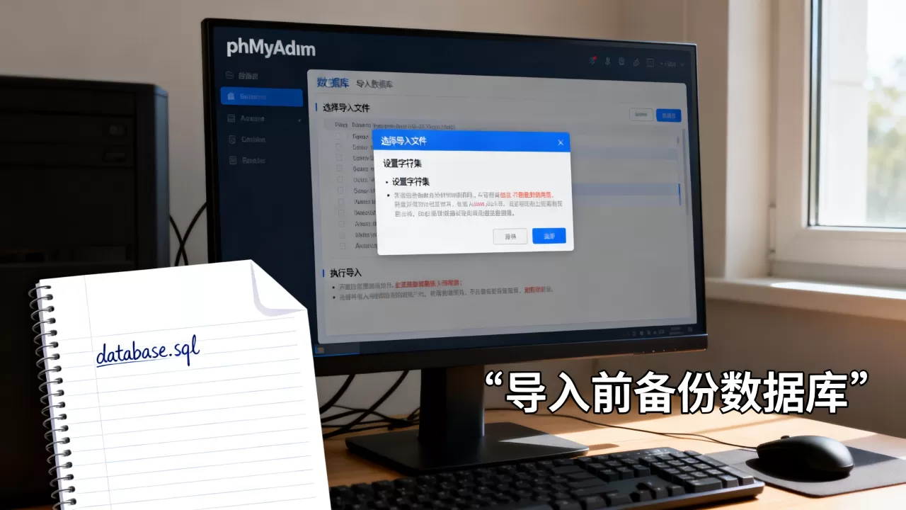 phpMyAdmin导入MySQL数据库报错怎么办？phpMyAdmin导入数据库教程