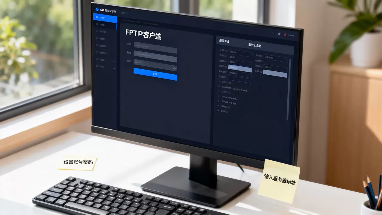 FTP怎么登录连接？如何设置FTP服务器账号密码