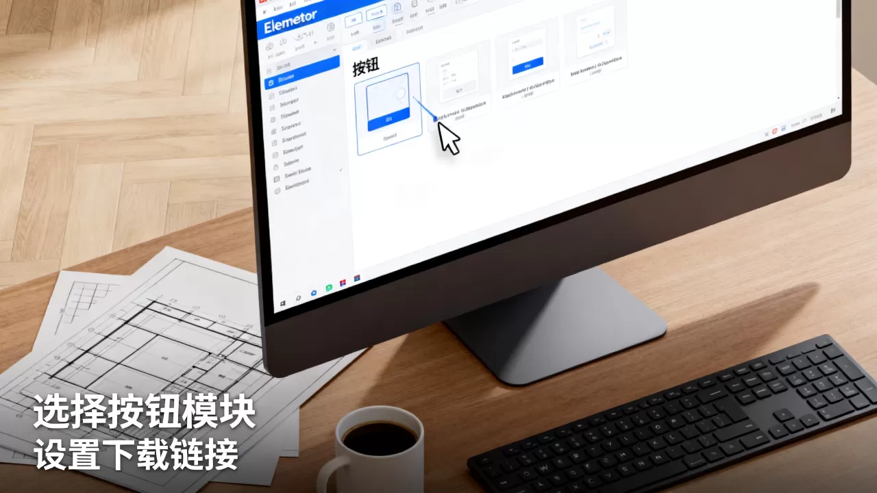 如何用Elementor创建下载链接？Elementor制作下载按钮教程