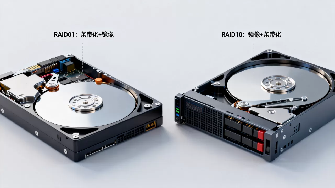 RAID01和RAID10到底选哪个?RAID01和RAID10区别 RAID01和RAID10到底选哪个?RAID01和RAID10区别