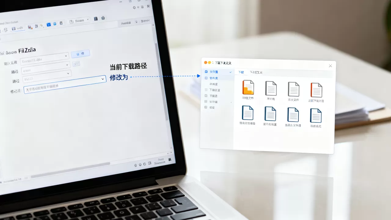 FileZilla下载的文件在哪？如何修改默认下载路径