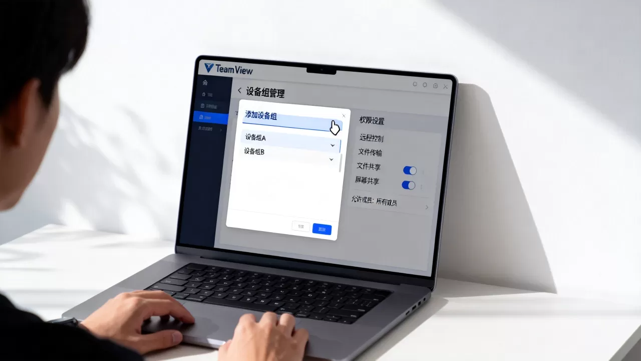 TeamViewer设备组权限如何设置？权限管理教程