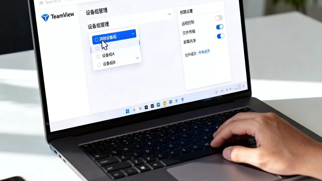 TeamViewer设备组权限如何设置？权限管理教程