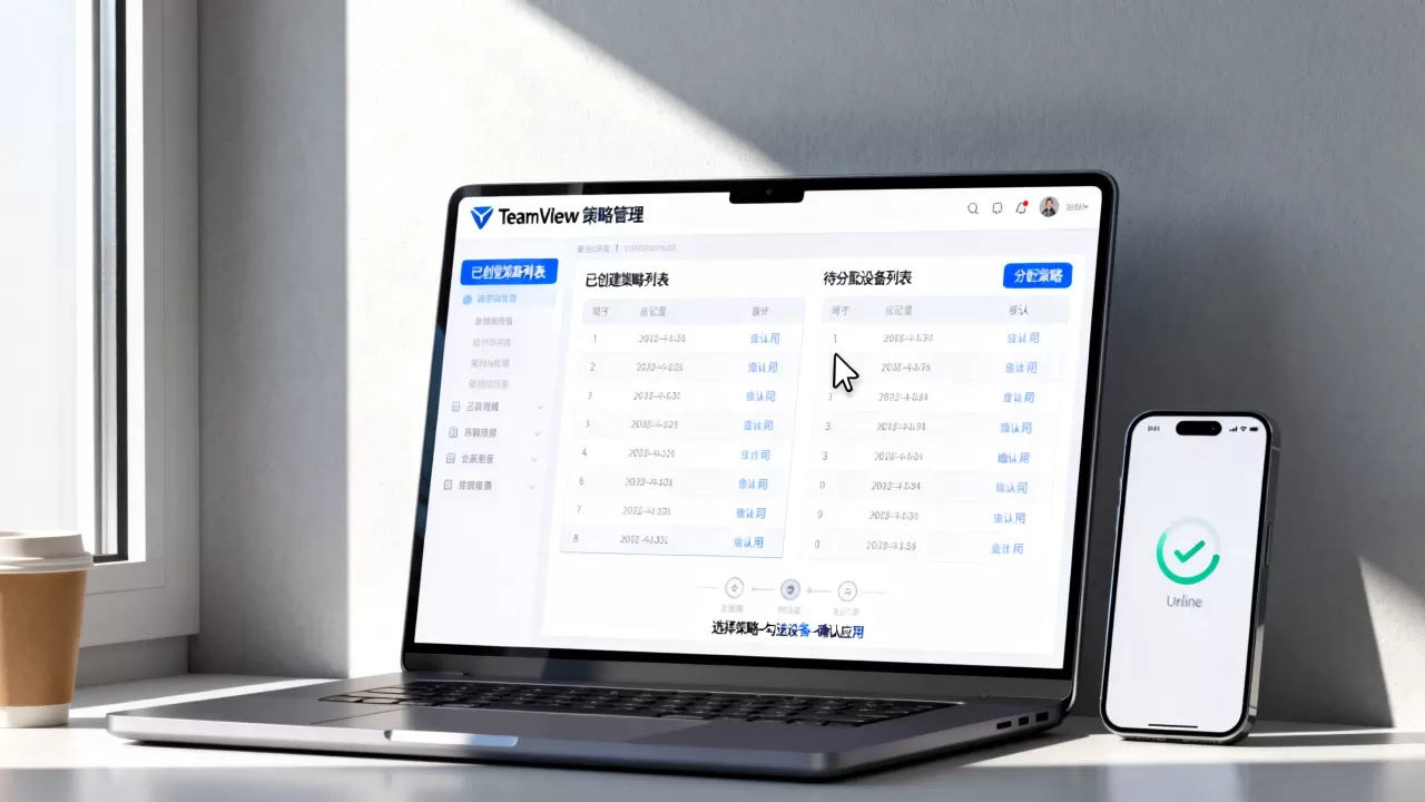 TeamViewer教程:如何将创建的策略分配给多个设备 TeamViewer教程:如何将创建的策略分配给多个设备