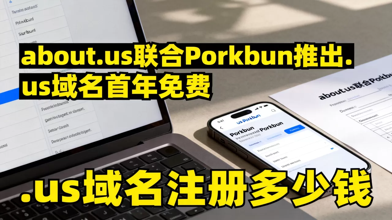 about.us联合Porkbun推出.us域名首年免费,.us域名注册多少钱 about.us联合Porkbun推出.us域名首年免费,.us域名注册多少钱