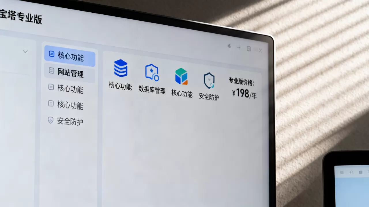 宝塔专业版有哪些核心功能？宝塔面板专业版多少钱