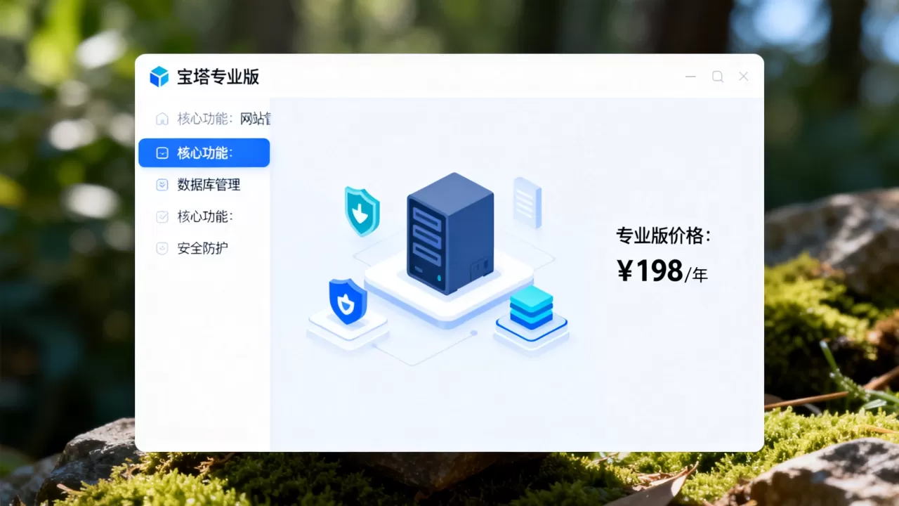 宝塔专业版有哪些核心功能？宝塔面板专业版多少钱