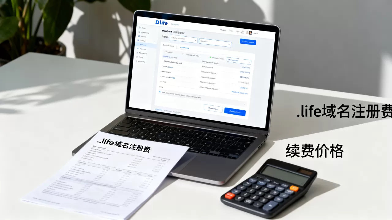 life域名注册费多少？.life域名注册和续费价格