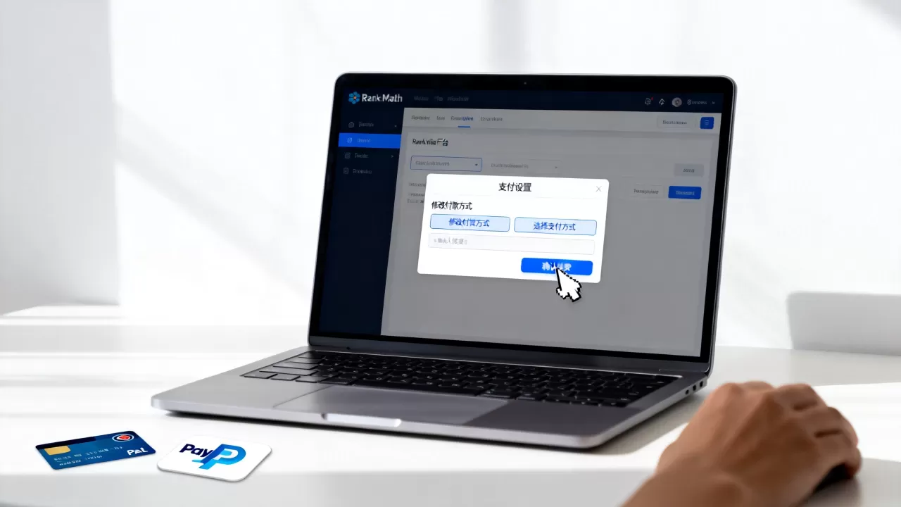 如何修改Rank Math付款方式?Rank Math订阅续费怎么操作 如何修改Rank Math付款方式?Rank Math订阅续费怎么操作