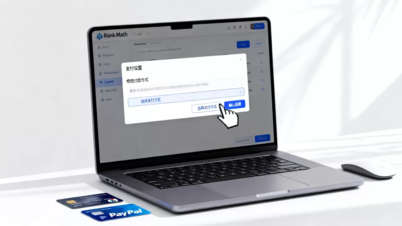 如何修改Rank Math付款方式?Rank Math订阅续费怎么操作 如何修改Rank Math付款方式?Rank Math订阅续费怎么操作