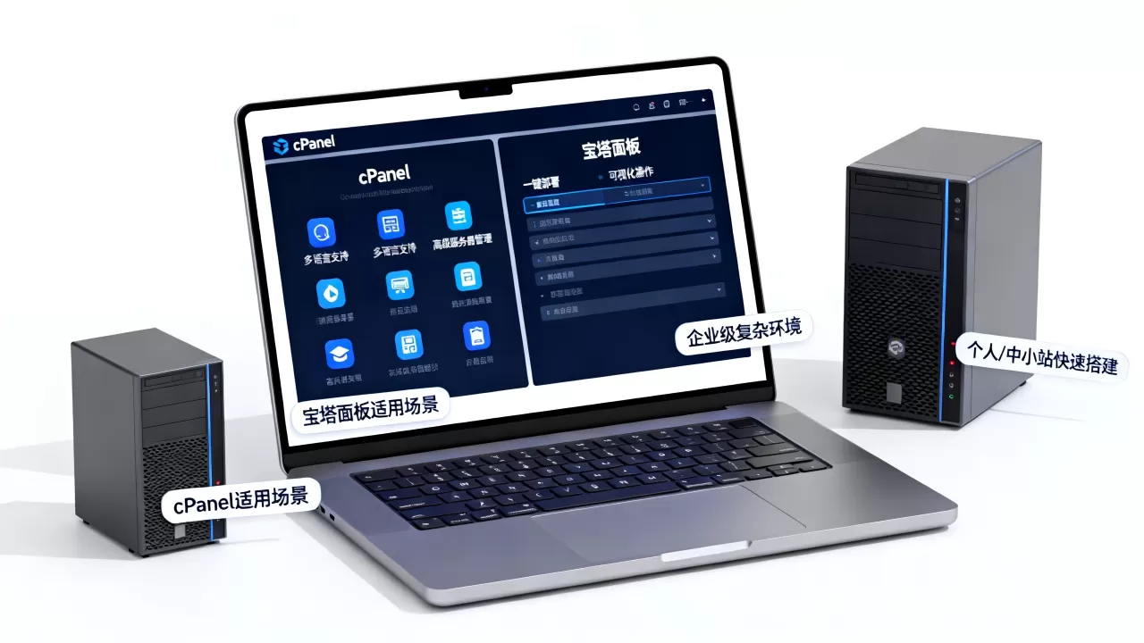 cPanel和宝塔面板到底选哪个？建站面板哪个好用
