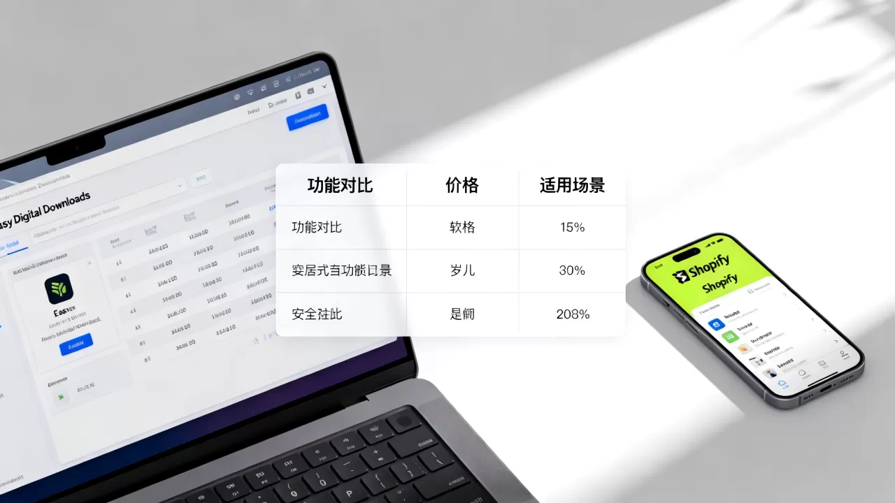 Easy Digital Downloads和Shopify哪个更好？电商插件对比评测