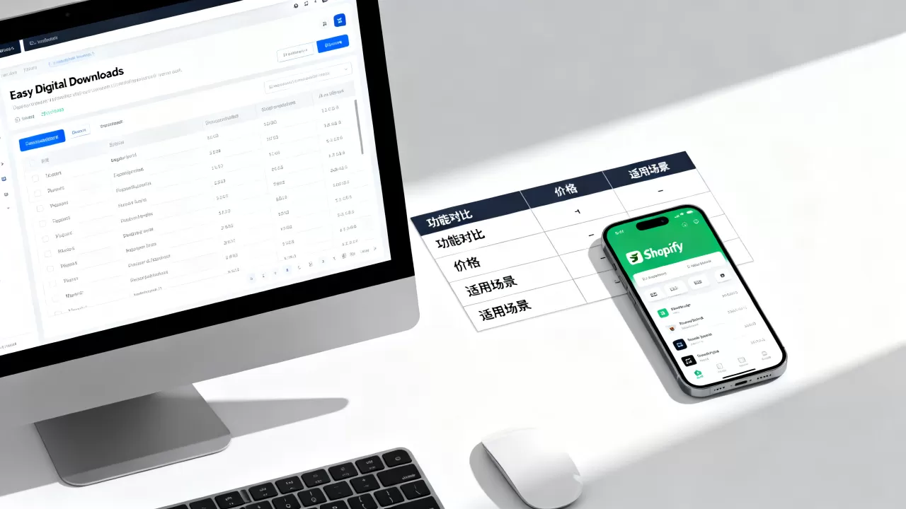 Easy Digital Downloads和Shopify哪个更好？电商插件对比评测