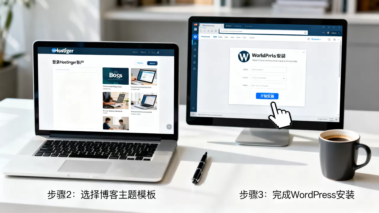 使用Hostinger博客主题创建WordPress网站的方法步骤