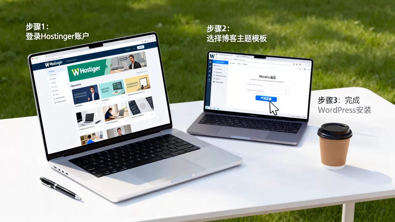 使用Hostinger博客主题创建WordPress网站的方法步骤