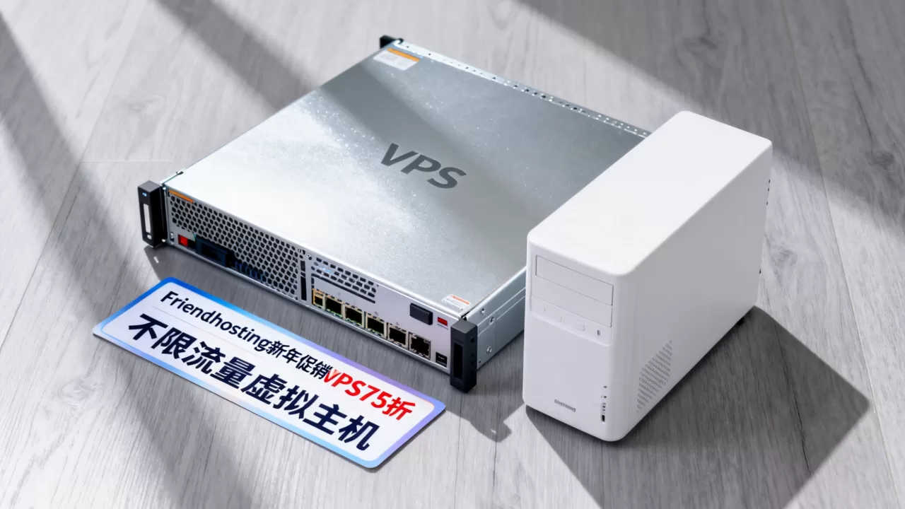Friendhosting新年促销VPS75折，不限流量虚拟主机怎么买